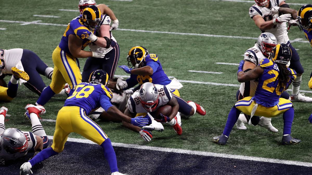 Den Rest erledigt Running Back Sony Michel