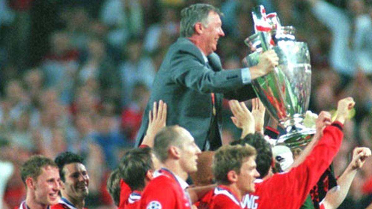 "Am Ende dieses Spiels wird der Europacup nur sechs Fuß von Euch entfernt stehen - und ihr werdet ihn nicht einmal anfassen dürfen. Und viele von Euch werden nie mehr so nah rankommen. Wagt es ja nicht, hier nachher reinzukommen, ohne alles gegeben zu haben." (aus Fergusons Halbzeit-Ansprache im Endspiel der Champions League 1999 gegen Bayern München - United drehte den 0:1-Pausenrückstand noch durch zwei Treffer in der Schlussminute)