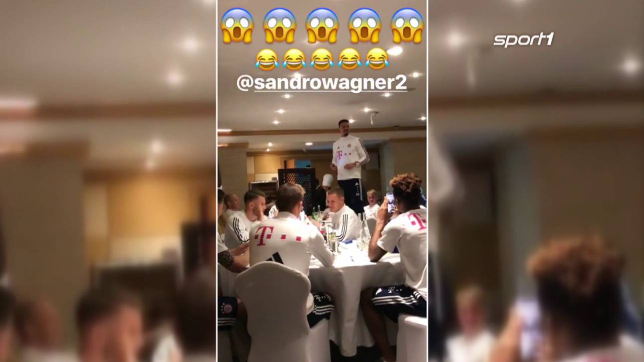 Wagner mit kurioser Gesangseinlage