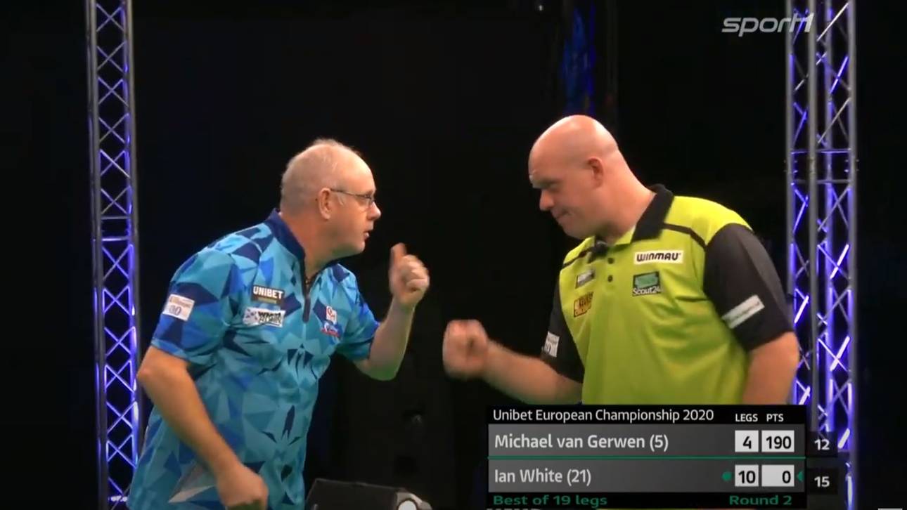 Van Gerwen nach Klatsche raus