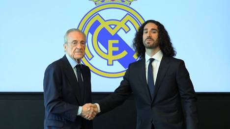 Marc Cucurella ist bei Real Madrid angekommen. Zwei Jahre nach dem umstrittenen Handspiel im EM-Viertelfinale gegen Deutschland wird der Spanier nun im Santiago Bernabéu vorgestellt.