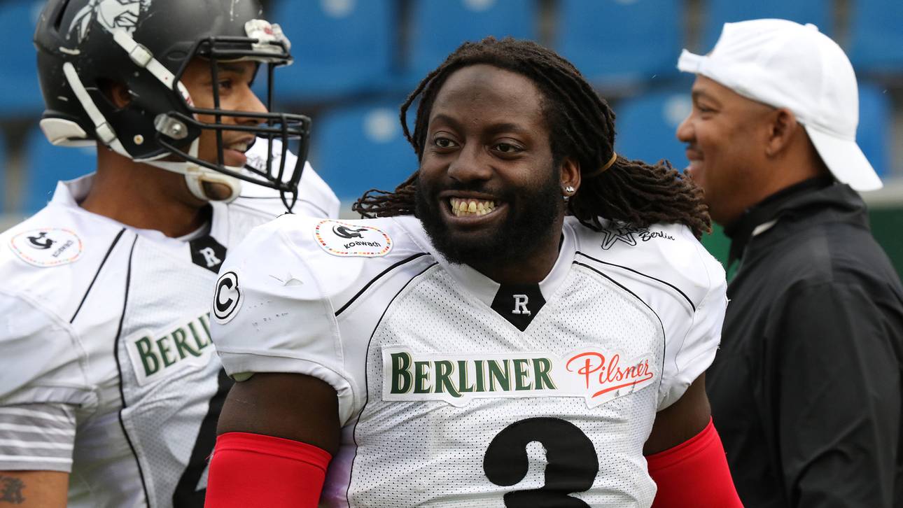 Rory Johnson von den Berlin Rebels hatte viel Grund zum Lachen