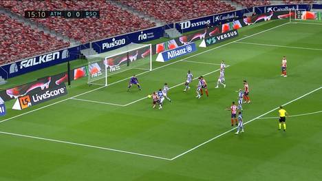 Gegen Real Sociedad muss Atletico Madrid am Ende zittern, doch es reicht für einen knappen Sieg. Schon am nächsten Spieltag könnten die Madrilenen die Meisterschaft einfahren.
