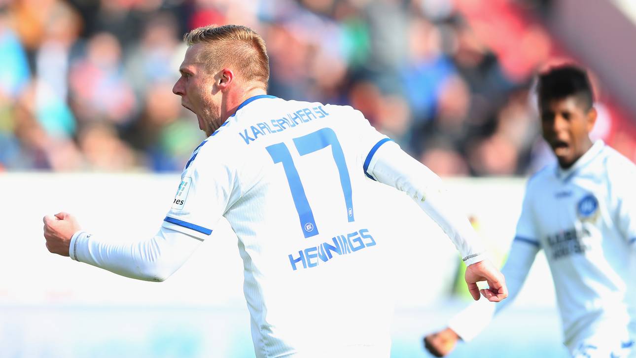 Hennings heizt Aufstiegsrennen weiter an