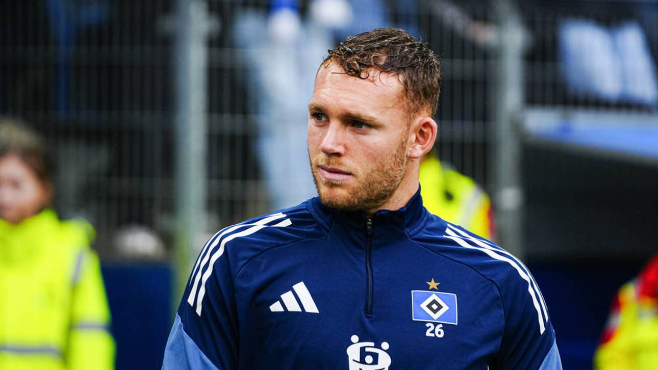 Daniel Peretz wird am Dienstag das Tor des HSV in Heidenheim hüten