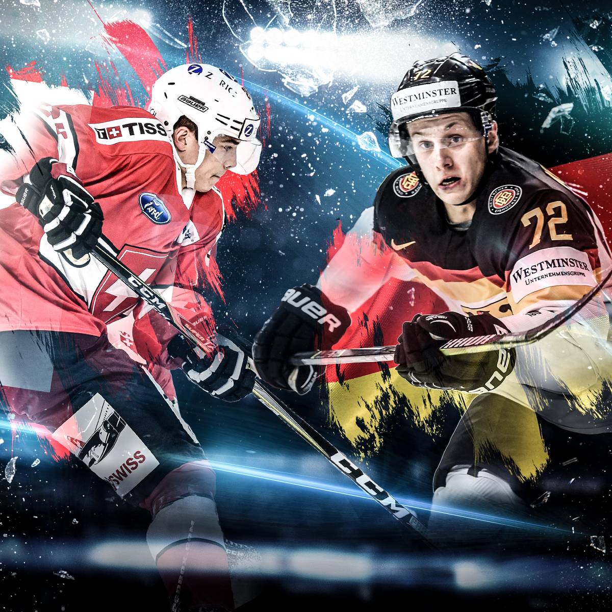 Eishockey DEB-Team vor Olympia und Champions-Hockey-League-Finale
