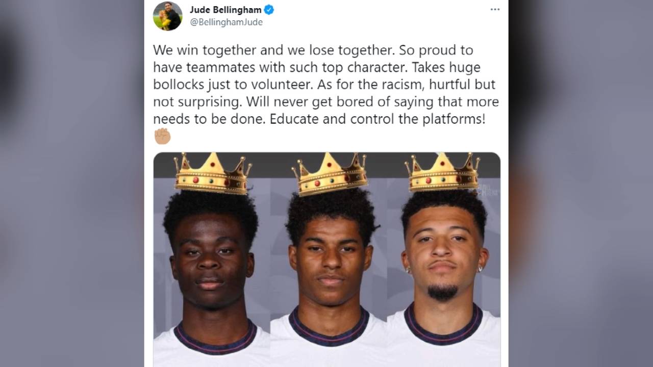 Jude Bellingham verteidigt Englands Fehlschützen Sancho, Rashford und Saka