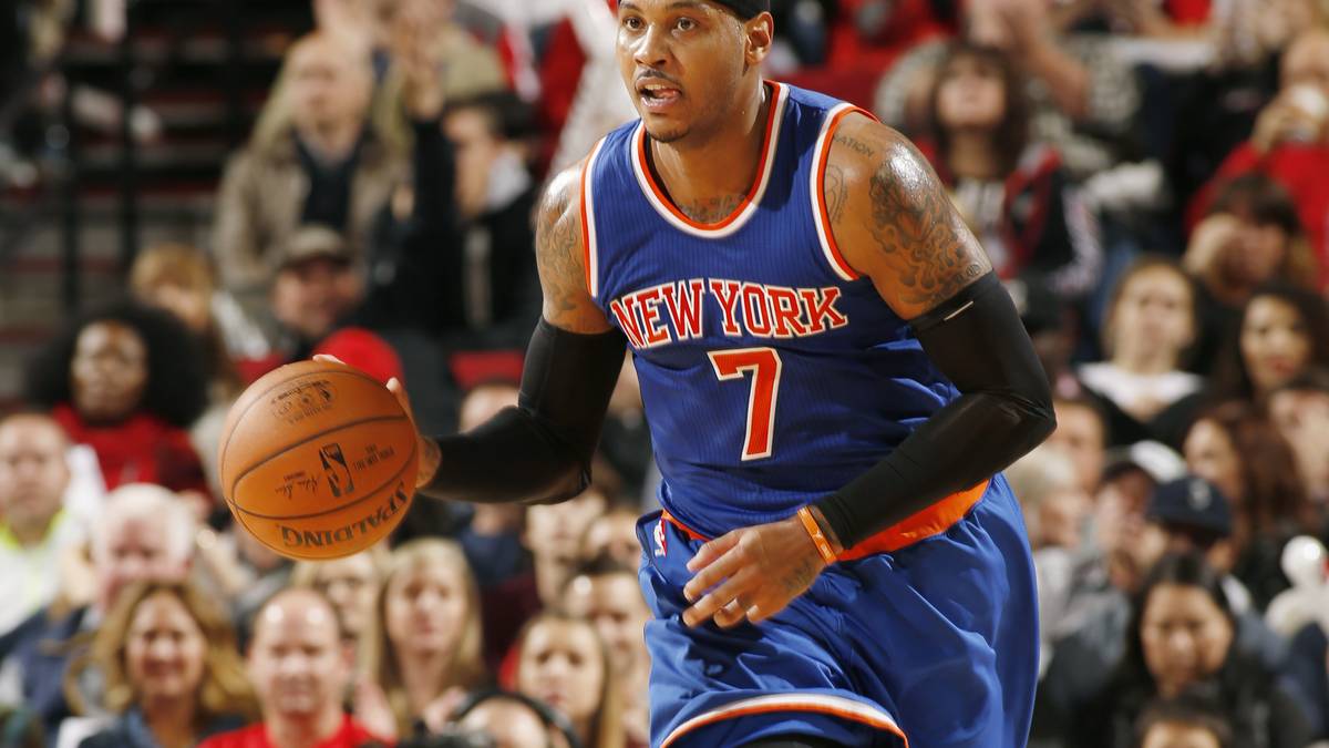Die Fans in Portland erleben einen Krimi - und einen überragenden Carmelo Anthony. Der Superstar führt die Gäste aus New York mit 37 Punkten zu einem knappen 112:110-Sieg in Oregon