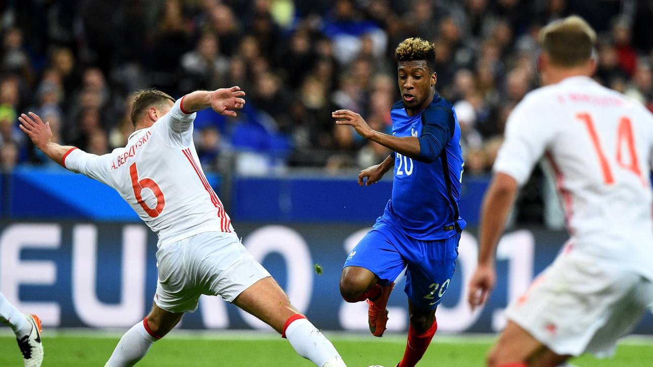 Coman zaubert, England stolpert