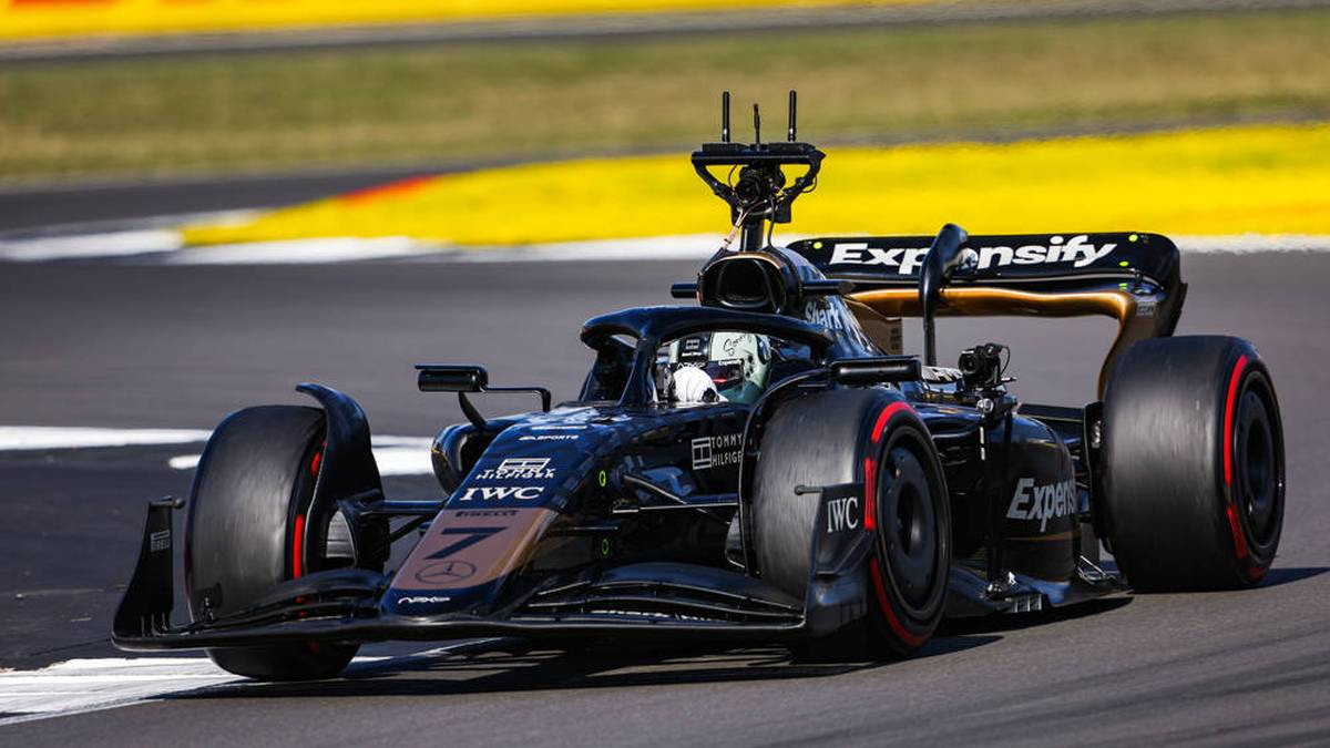 Mit diesem modifizierten F2-Flitzer fuhr Brad Pitt über in Silverstone