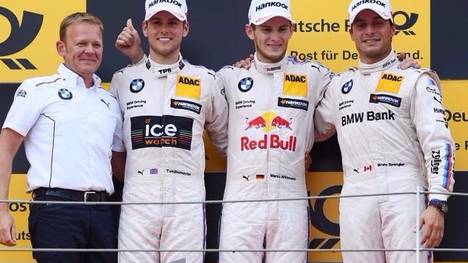 Mit Blomqvist, Wittmann und Spengler standen drei BMW-Piloten auf dem Podest