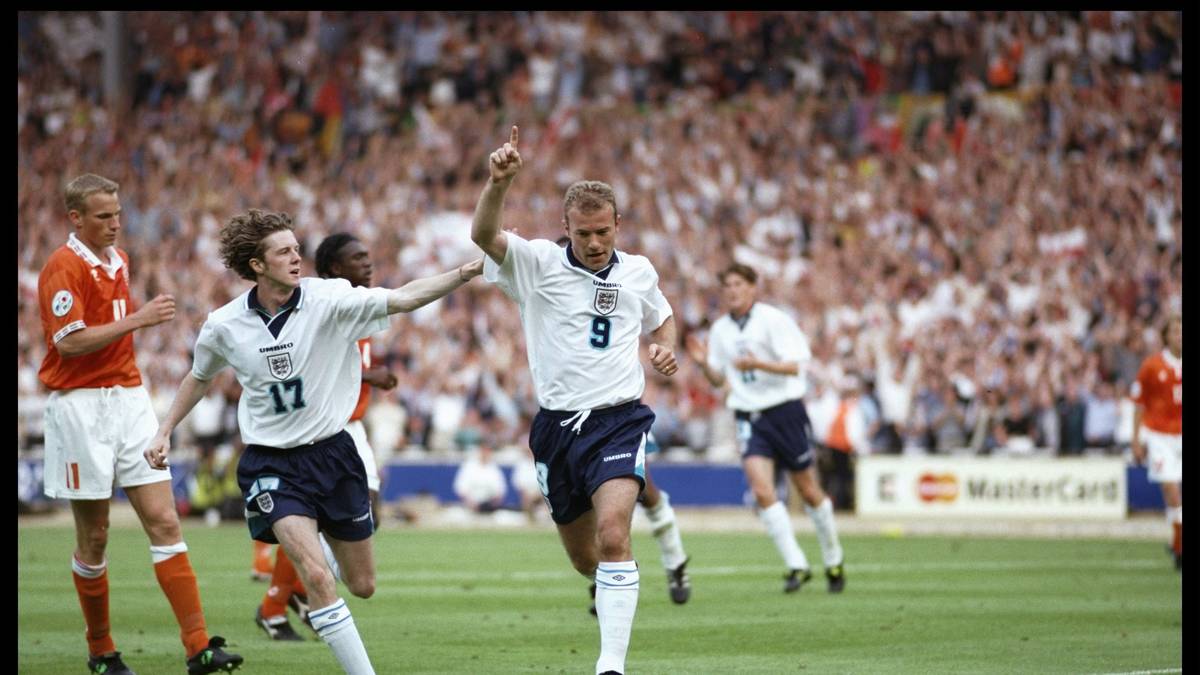 PLATZ 3: Alan Shearer/England - 7 Tore