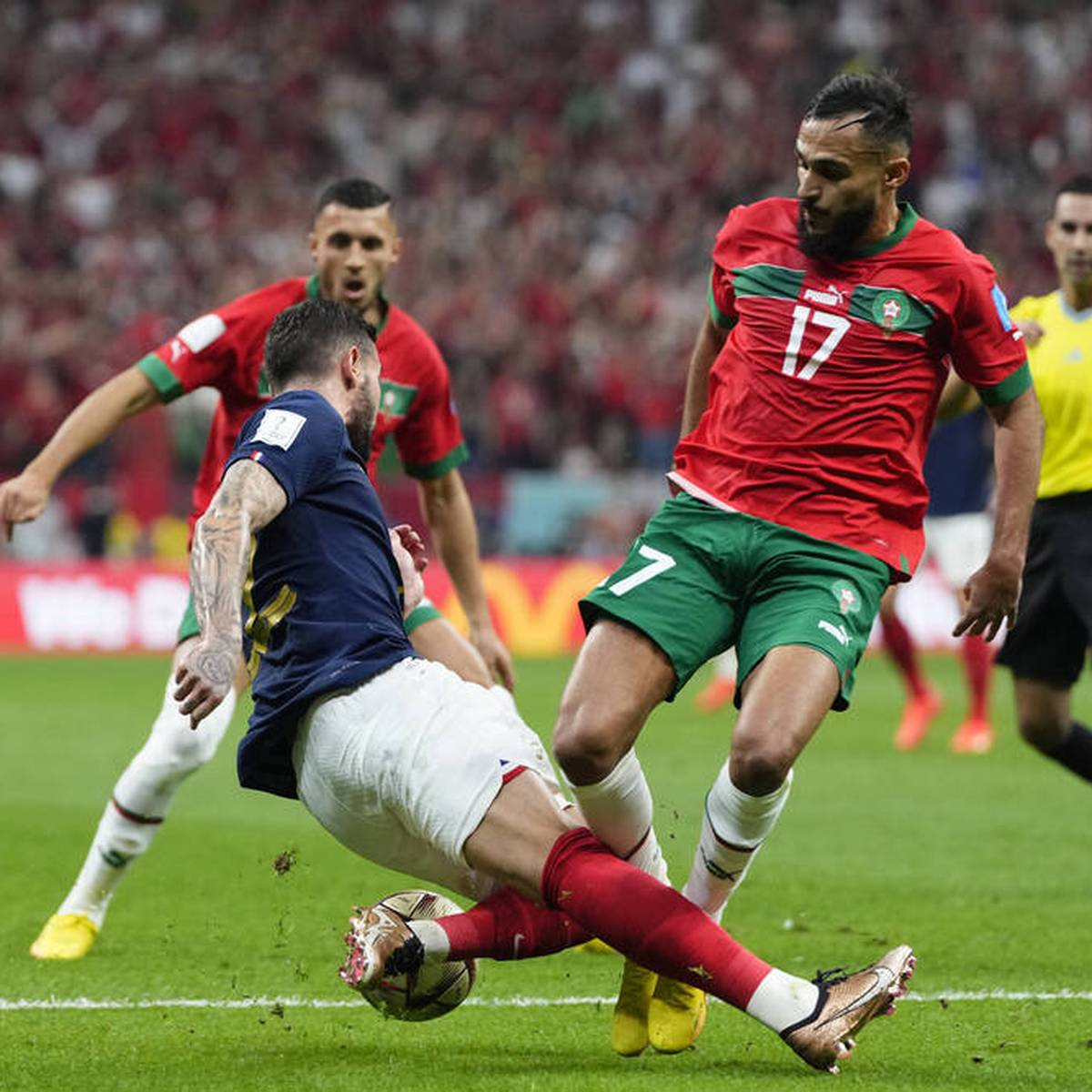 WM 2022 Katar Wackelt das Finale? Marokko legt Protest nach Niederlage gegen Frankreich ein
