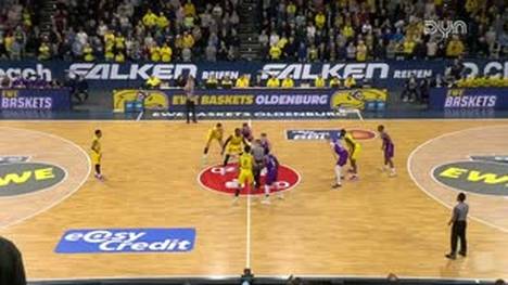 Spiel Highlights zu EWE Baskets Oldenburg - BG Göttingen (2)