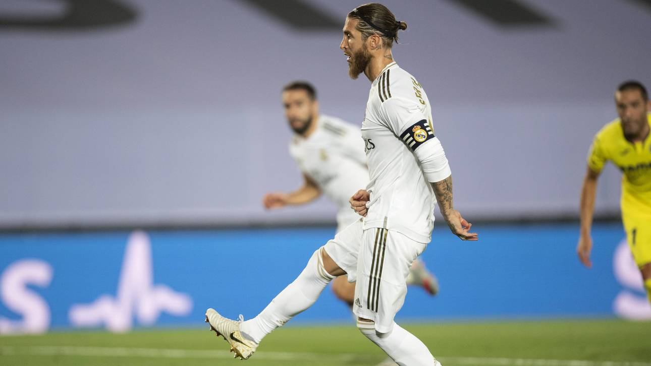 Sergio Ramos trat zum ersten Elfmeter an - um ihn Karim Benzema aufzulegen