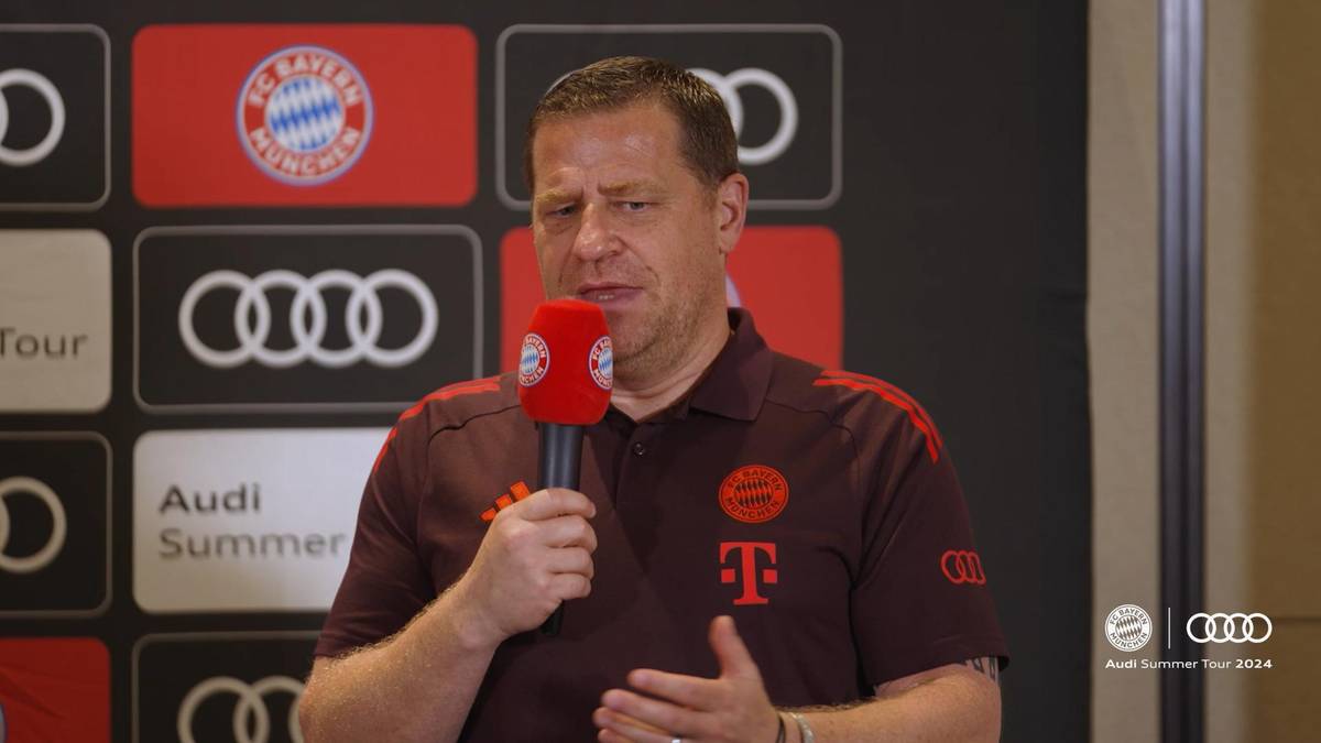 Bayern Münchens Sportdirektor Max Eberl gibt ein Update zur Zukunft von Joshua Kimmich.