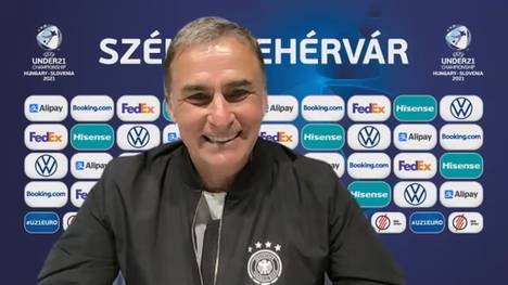 Mit zwei gehaltenen Elfmetern gegen Dänemark war U21-Nationalkeeper Finn Dahmen der Gewinner des EM-Viertelfinales. Von Trainer Stefan Kuntz gab es ein Sonderlob.