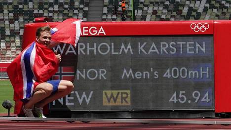 Karsten Warholm pulverisierte den Weltrekord über 400 m Hürden