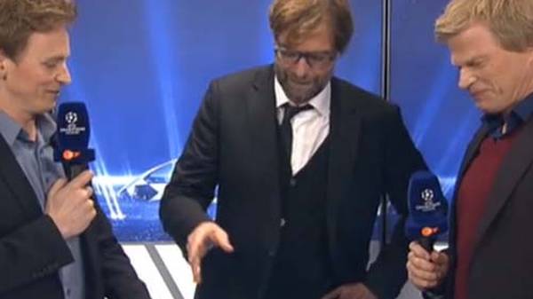Jürgen Klopp lieferte sich mit "ZDF"-Moderator Jochen Breyer nach der 0:3-Pleite in der Champions League bei Real Madrid ein Wortgefecht und verließ das Studio