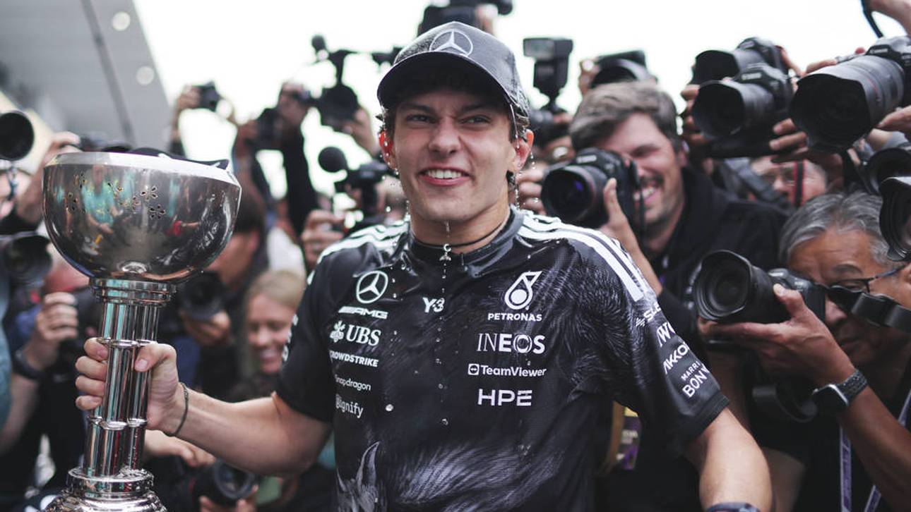 Mercedes-Youngster Kimi Antonelli ist mit 19 Jahren der jüngste WM-Leader aller Zeiten
