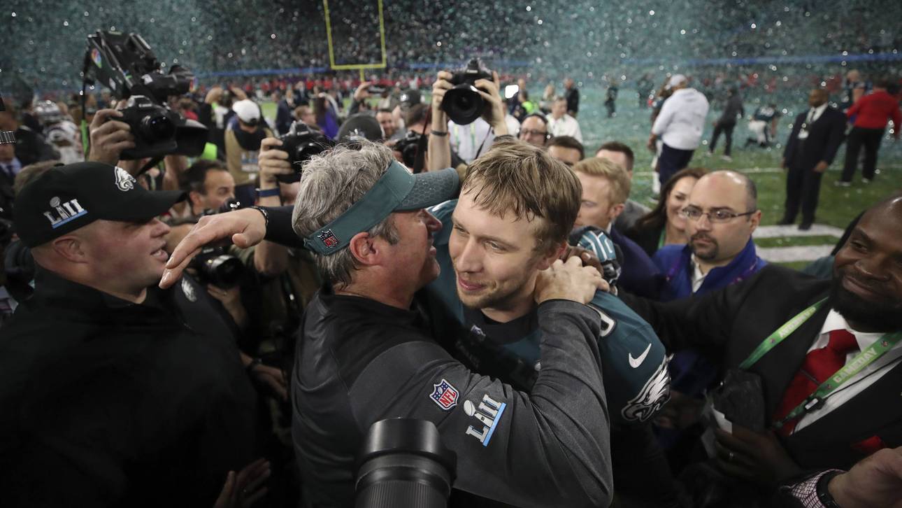 Nick Foles wurde im Super Bowl zum gefeierten Helden