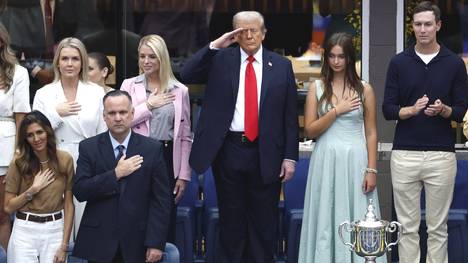 Donald Trump bei den US Open