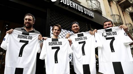Das Trikot von Cristiano Ronaldo ist in Turin heiß begehrt
