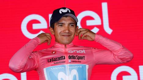 Richard Carapaz steht beim Giro d'Italia vor dem Gesamtsieg