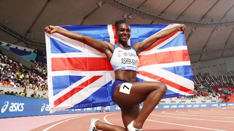 Die Britin Dina Asher-Smith läuft in Doha Landesrekord und holt sich ihr erstes WM-Gold über 200 Meter