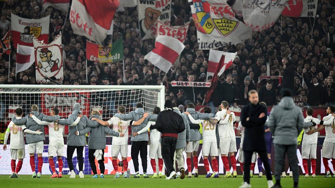 VfB feiert dröhnende Kabinenparty