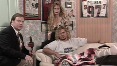 Melanie Pillman tauchte 1997 mehrmals an der Seite ihres Mannes Brian Pillman im WWE-TV auf