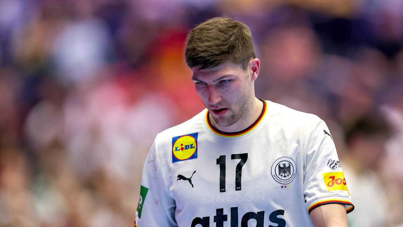 Bundestrainer Alfred Gislason sorgt sich um Außenspieler Lukas Zerbe 