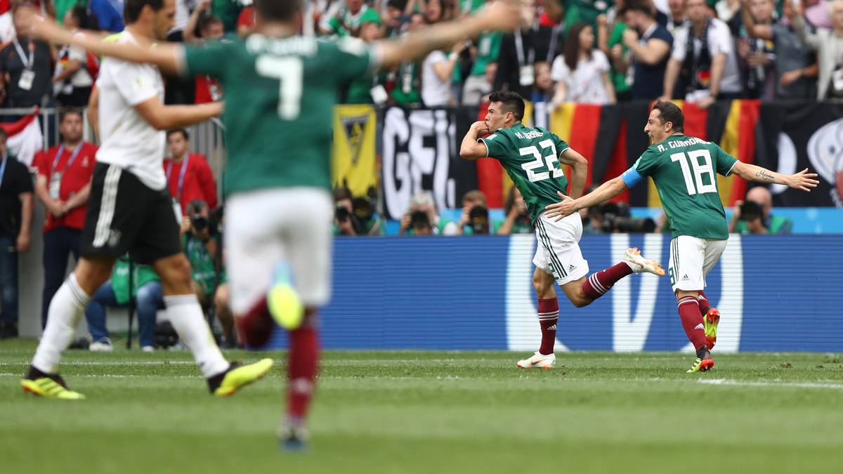 Telegraph: "Deutschland steht vor entscheidendem Spiel, nachdem Mexiko und Hirving Lozano den Weltmeister schocken"