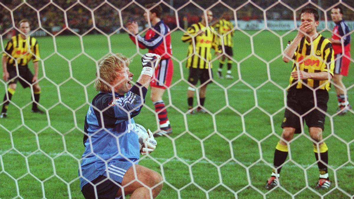 Endstand der Partie am 28. Spieltag ist übrigens 1:1, weil Oliver Kahn in der Nachspielzeit einen Freistoß von Tomas Rosicky von der Linie kratzt. Für Effenberg ist es das insgesamt 11. Remis im 22. Vergleich mit Dortmund. Dabei holt er fünf Siege und kassiert sechs Niederlagen