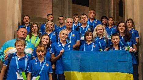 Team Ukraine von Polizei eskortiert