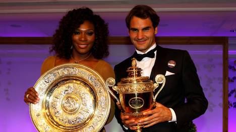 Serena Williams und Roger Federer gewinnen 2012 den Grand Slam in Wimbledon
