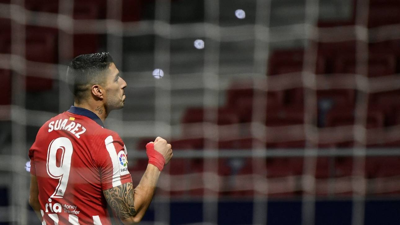 Suárez fällt, Atlético punktet