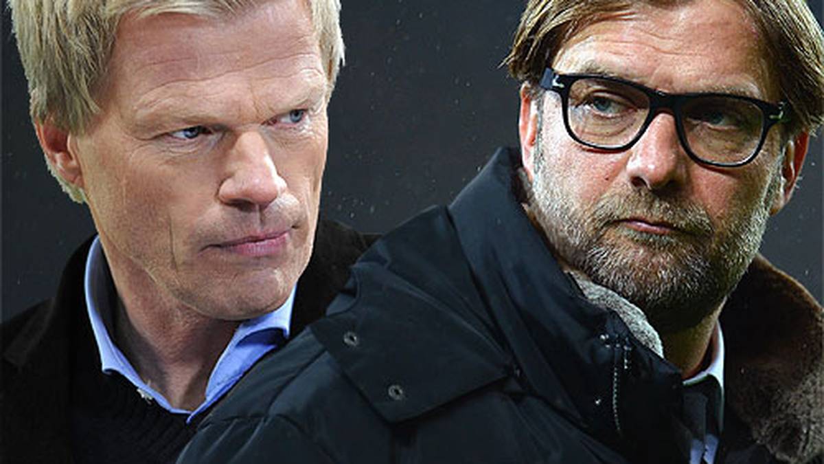 MÄRZ 2014: Nur wenige Wochen zuvor gerät Klopp beim "ZDF" bereits mit Kahn aneinander. "Wenn man austeilt, muss man auch das ein oder andere einstecken können", meint der Keeper mit Blick auf Klopps Kritik an Matthias Sammer und wirft dem Coach vor, persönlich zu werden. Klopp streitet das ab, ebenso wie Kahns Vermutung, Dortmunds Krise zehre an seinen Nerven