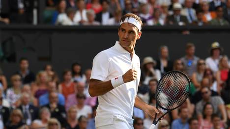 Roger Federer steht im Finale von Wimbledon
