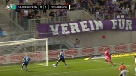 Der VfL Osnabrück ist mit einem 2:1 gegen den 1. FC Saarbrücken in Liga drei gestartet. Das Spiel hatte vor allem in der ersten Hälfte viel zu bieten: einen Platzverweis, viele Tore - aber auch einen Schockmoment.