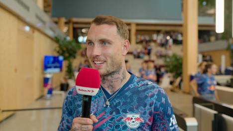 RB-Kapitän David Raum und Geschäftsführer Sport Marcel Schäfer reagieren im Interview trotz anspruchsvoller Champions-League-Auslosung sehr optimistisch.