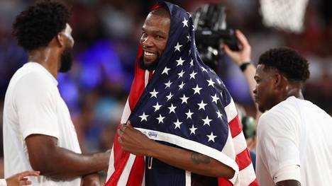 Kevin Durant gewann im vergangenen Sommer Gold in Paris