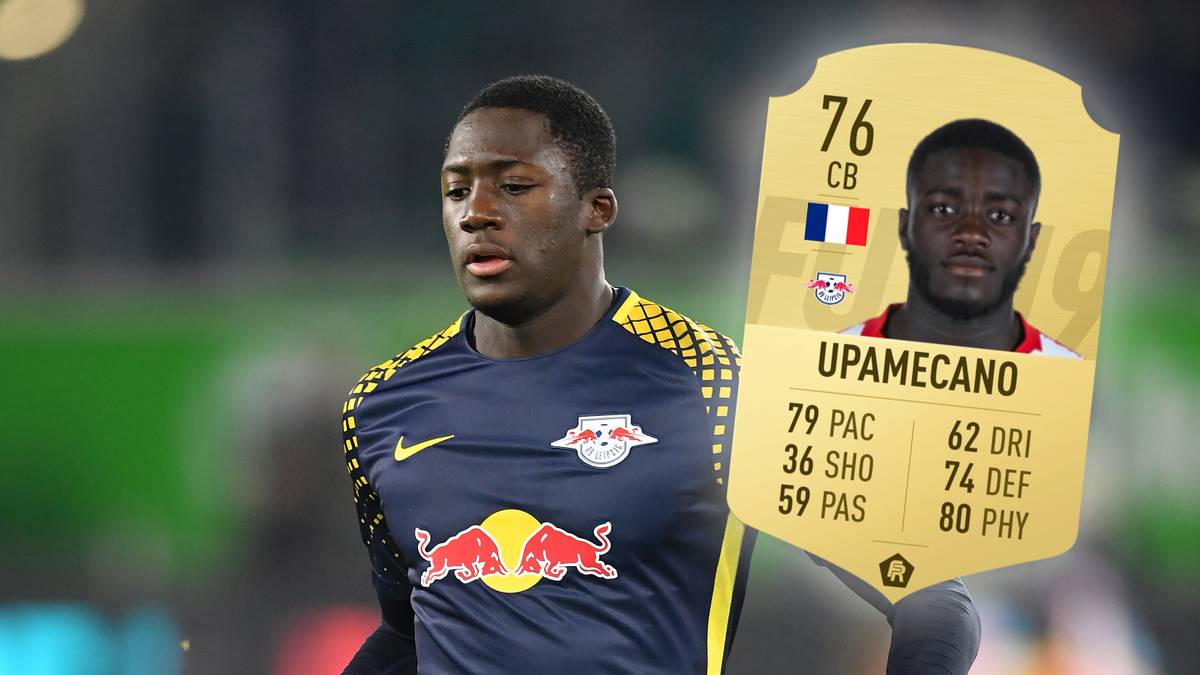 DAYOT UPAMECANO (Innenverteidiger/RB Leipzig): Stärke 76 - Potenzialwert 88. 2017 unterzeichnete der junge Franzose einen Vier-Jahres-Vertrag für zehn Millionen Euro bei RB Leipzig. In der Bundesliga erzielte er bisher drei Tore