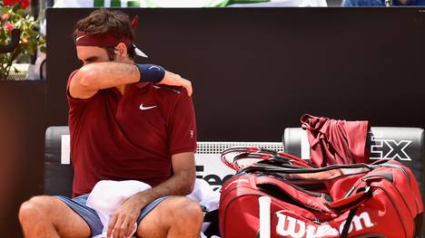 Roger Federer verliert im Achtelfinale von Rom