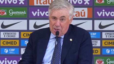 Nach seiner ersten Länderspielmaßnahme mit Brasilien spricht Trainer Carlo Ancelotti über seine Pläne und den großen Kandidatenkreis in der Selecao.