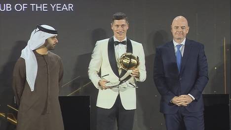 Nach seiner Wahl zum Weltfußballer erhält Robert Lewandowski die nächste Auszeichnung. Trotz Corona reist er nach Dubai, um sie in Empfang zu nehmen.