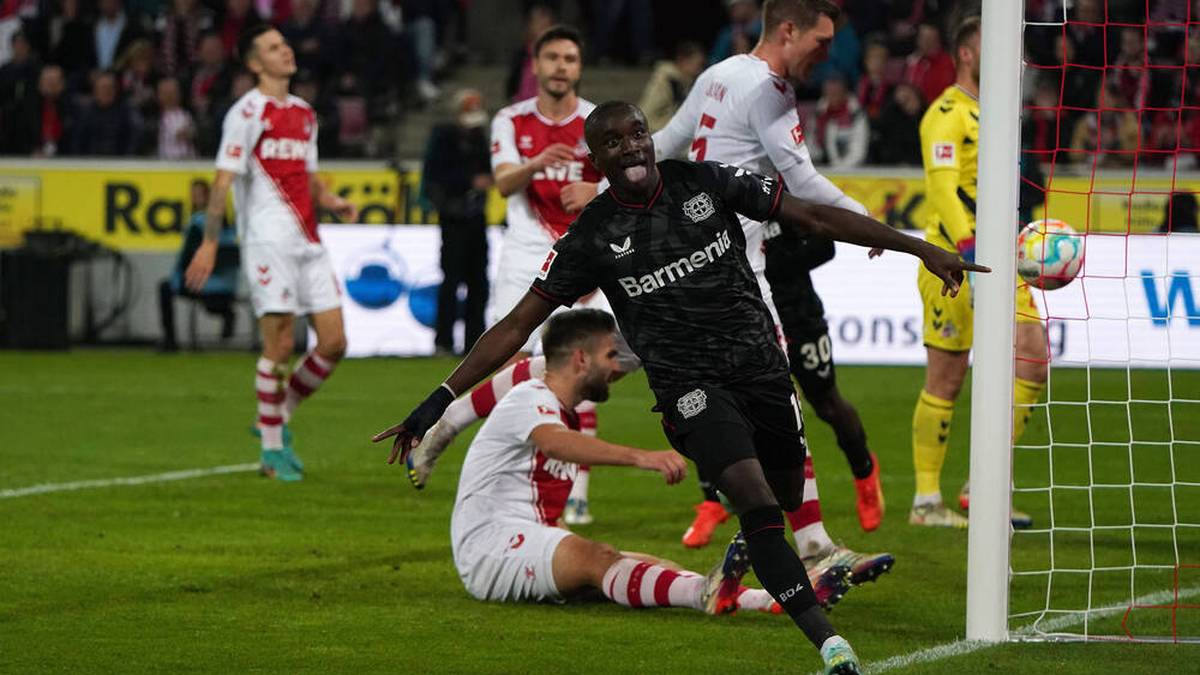 Moussa Diaby brachte Bayer Leverkusen in Führung