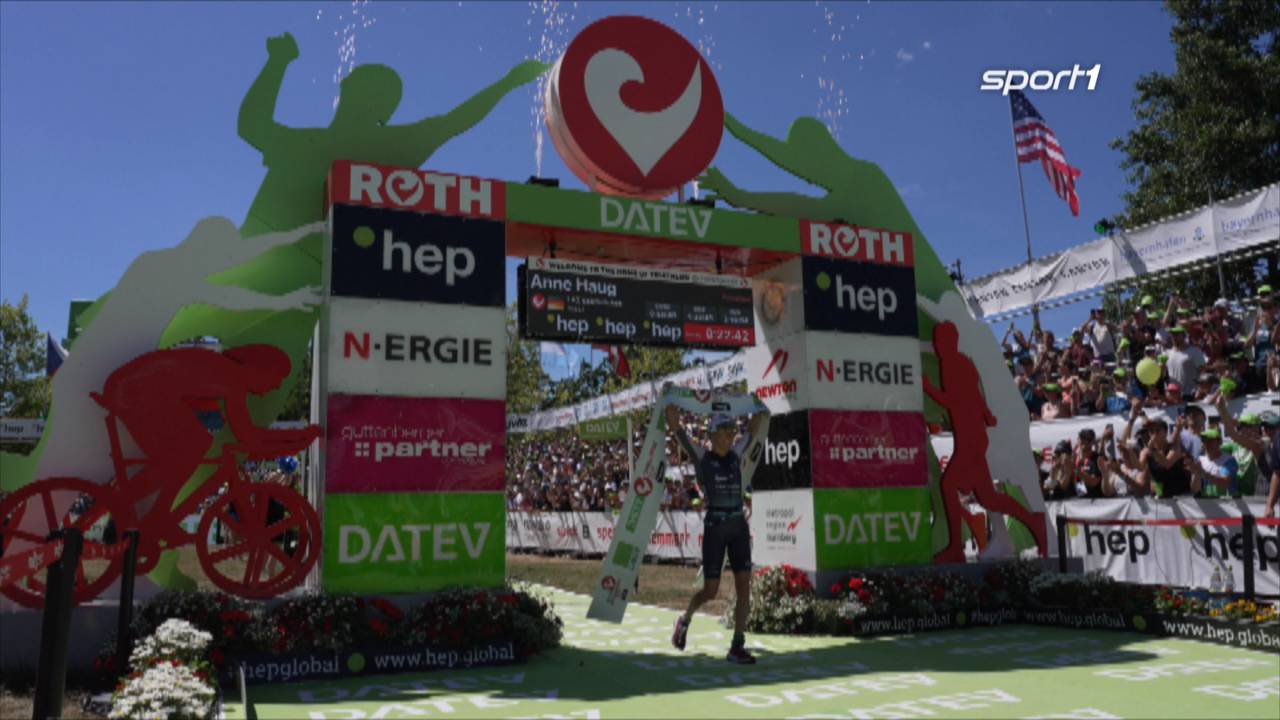 Triathlon: Anne Haug gewinnt den Challenge Roth, Ditlev siegt vor Patrick Lange