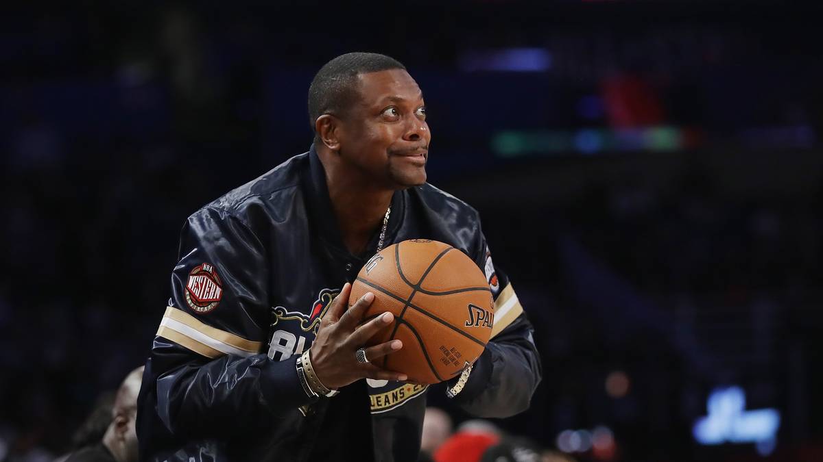 John Legend und Lena waren natürlich nicht die einzigen Stars, die das Rampenlicht beim All-Star Game magisch anzog. Schauspieler Chris Tucker griff gleich selbst zum Ball
