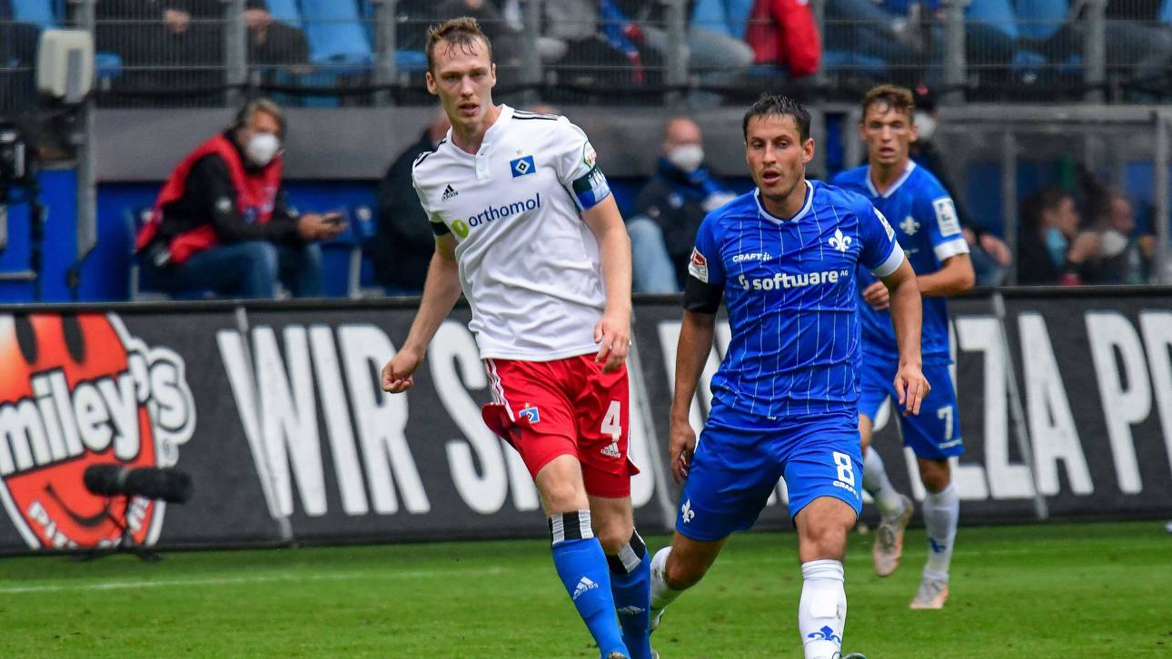 Topspiel in Darmstadt: HSV zu Gast